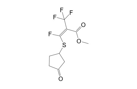 3-Fluoro-3-(3-oxo-cyclopentylsulfanyl)-2-trifluoromethyl-acrylic acid methyl ester