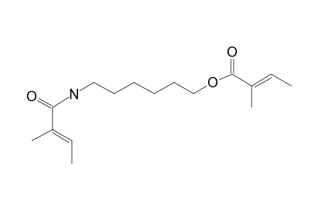 6-((E)-2-Methylbut-2-enamido)hexyl (E)-2-methylbut-2-enoate