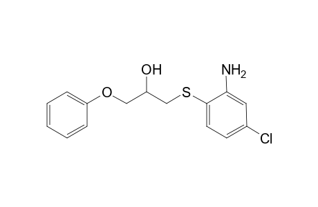 1-((2-amino-4-chlorophenyl)thio)-3-phenoxypropan-2-ol