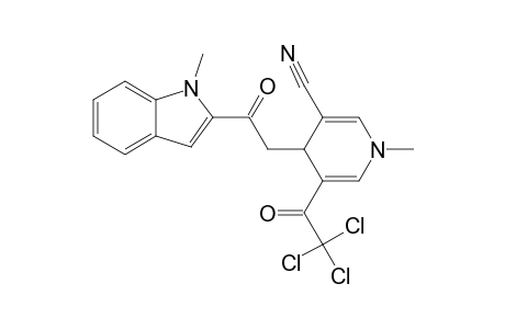 3-CYANO-1-METHYL-4-[((1-METHYL-2-INDOLYL)-CARBONYL)-METHYL]-5-(TRICHLOROACETYL)-1,4-DIHYDROPYRIDINE