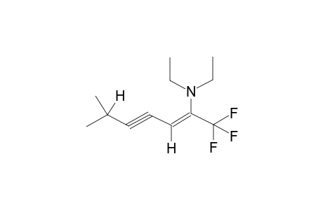 1,1,1-TRIFLUORO-2-DIETHYLAMINO-6-METHYL-2-HEPTEN-4-YNE