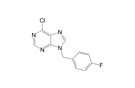 9-(p-Fluorobenzyl)-6-chloro-9H-purine
