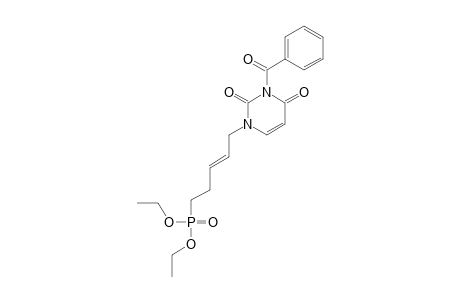 N-(3)-BENZOYL-N-(1)-[(E)-5-DIETHOXYPHOSPHONYLPENT-2-ENYL]-URACIL