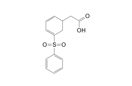 [5-(Phenylsulfonyl)-2,4-cyclohexadien1-yl]acetic acid