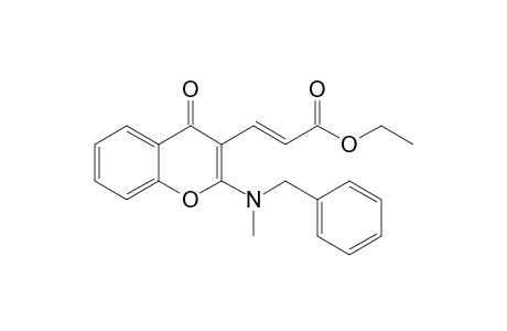 Ethyl 3-{2'-[methyl(benzyl)amino]-4'-oxo-4H-[1]-benzopyran-3'-yl}-prop-2-enoate
