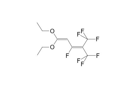 1,1-DIETHOXY-3,5,5,5-TETRAFLUORO-4-TRIFLUOROMETHYLPENTADIENE-1,3