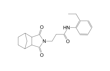 3-(1,3-dioxohexahydro-1H-4,7-methanoisoindol-2(3H)-yl)-N-(2-ethylphenyl)propanamide