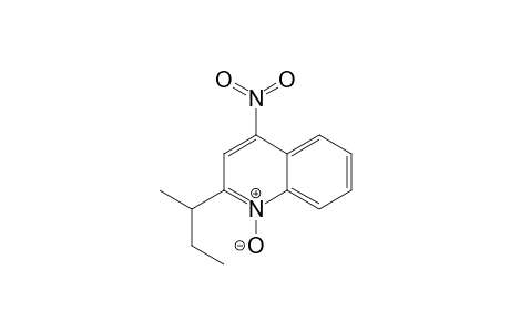 Quinoline, 2-(1-methylpropyl)-4-nitro-, 1-oxide