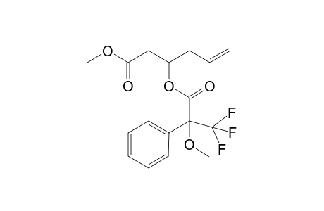 Methyl 3(R')-3-[(R')-3,3,3-Trifluoro-2-methoxy-2-phenylpropionyloxy]hex-5-enoate