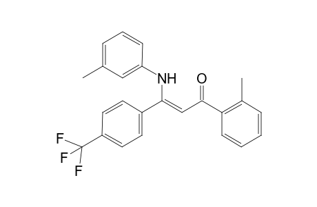 1-Tolyl-3-tolylamino-3-(4-trifluoromethylphenyl)prop-2-ene-1-one