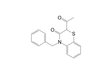2-acetyl-4-(phenylmethyl)-1,4-benzothiazin-3-one