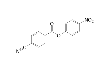 p-cyanobenzoic acid, p-nitrophenyl ester