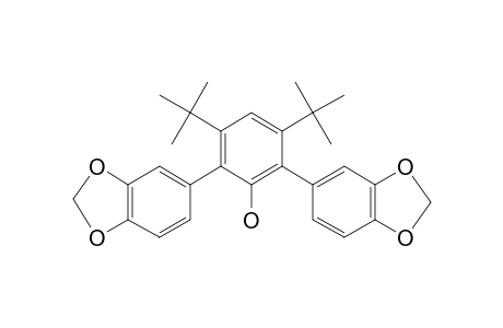 3,5-DI-tert-BUTYL-2-6-BIS-(3',4'-METHYLENE-DIOXYPHENYL)-PHENOL