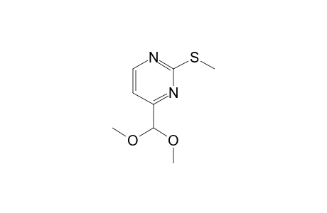 4-(Dimethoxymethyl)-2-methylsulfanylpyrimidine