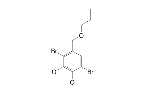 2,5-Dibromo-3,4-dihydroxybenzyl n-Propyl Ether