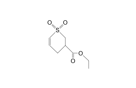 3-Carboethoxy-3,4-dihydro-2H-thiopyran 1,1-dioxide