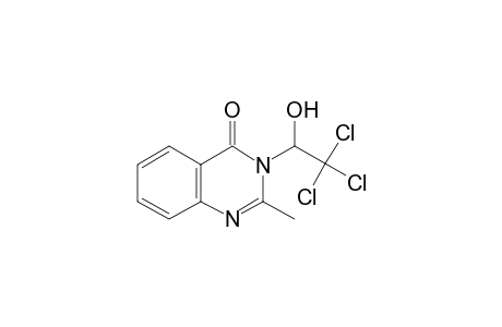 2-Methyl-3-(2,2,2-trichloro-1-hydroxyethyl)-4(3H)-quinazolinone