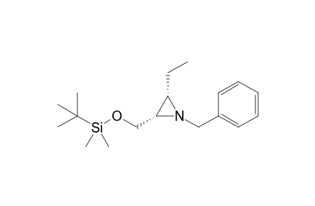 tert-Butyl-[[(2S,3S)-3-ethyl-1-(phenylmethyl)-2-aziridinyl]methoxy]-dimethylsilane