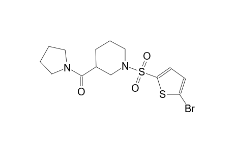 1-[(5-bromo-2-thienyl)sulfonyl]-3-(1-pyrrolidinylcarbonyl)piperidine