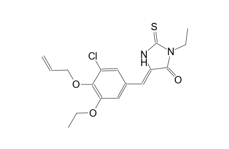 (5Z)-5-[4-(allyloxy)-3-chloro-5-ethoxybenzylidene]-3-ethyl-2-thioxo-4-imidazolidinone