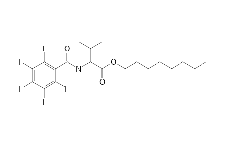 L-Valine, N-pentafluorobenzoyl-, octyl ester