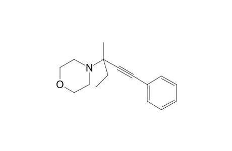 4-(1-Ethyl-1-methyl-3-phenyl-2-propynyl)morpholine