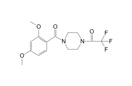 1-(4-(2,4-Dimethoxybenzoyl)piperazin-1-yl)-2,2,2-trifluoroethanone