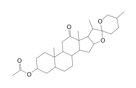 12-Oxospirostan-3-yl acetate