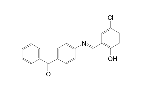 [4-[(5-Chloro-2-hydroxy-benzylidene)-amino]-phenyl]-phenyl-methanone