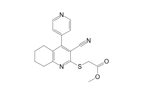 Methyl ([3-cyano-4-(4-pyridinyl)-5,6,7,8-tetrahydro-2-quinolinyl]sulfanyl)acetate