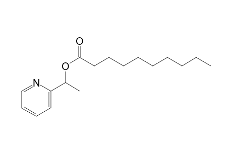 rac-1-(Pyridin-2-yl)ethyl decanoate