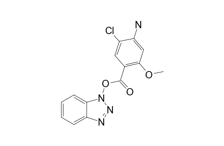 1H-BENZOTRIAZOL-1-YL-4-AMINO-5-CHLORO-2-METHOXYBENZOATE