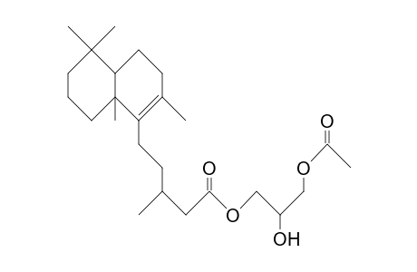3'-Acetoxyglyceryl (5R,10R,13R)-labda-8-en-15-oate