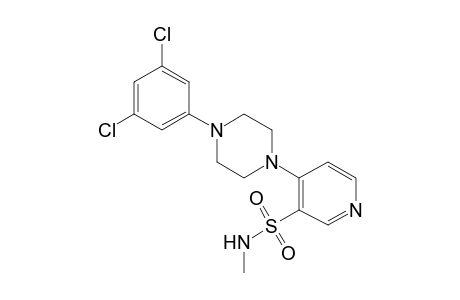 4-[4-(3,5-DICHLOROPHENYL)-1-PIPERAZINYL]-N-METHYL-3-PYRIDINESULFONAMIDE