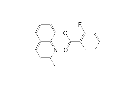 benzoic acid, 2-fluoro-, 2-methyl-8-quinolinyl ester