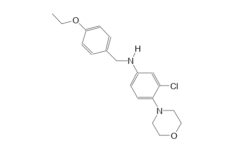 benzenemethanamine, N-[3-chloro-4-(4-morpholinyl)phenyl]-4-ethoxy-