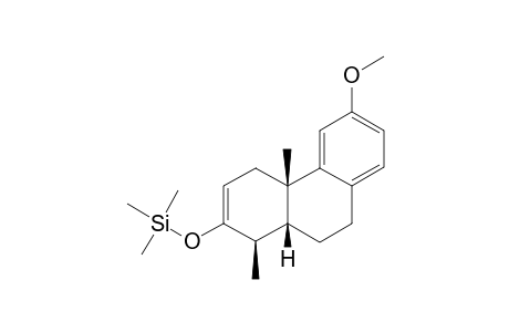12-Methoxy-3-trimethylsilyloxy-18-nor-5.beta.-podocarpa-2,8,11,13-tetraene