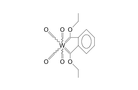 cis-(Diethoxy-O-phenylene-biscarbene)-tetracarbonyl-tungsten