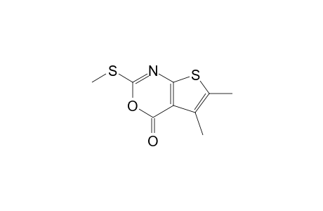 5,6-dimethyl-2-(methylthio)-4-thieno[2,3-d][1,3]oxazinone