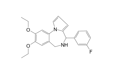 8,9-Diethoxy-4-(3-fluorophenyl)-5,6-dihydro-4H-pyrrolo[1,2-a][1,4]benzodiazepine