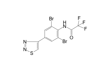 Acetamide, 2,2,2-trifluoro-N-[2,6-dibromo-4-(1,2,3-thiadiazol-4-yl)phenyl]-
