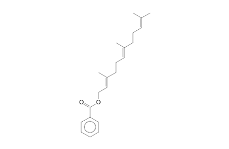 Benzoic acid, [(E,E)-3,7,11-trimethyl-2,6,10-dodecatrien-1-yl] ester
