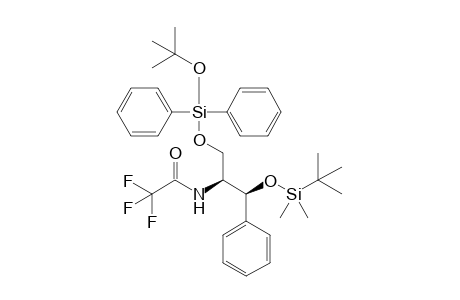 (1S,2S)-3-tert-Butoxydiphenylsiloxy-1-tert-butyldimethylsiloxy-1-phenyl-2-trifluoroacetamidopropane