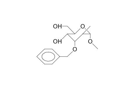 Methyl 3-O-benzyl-2-deoxy-2-C-methyl-A-D-altropyranoside