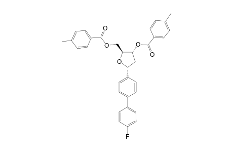 1,2-DIDEOXY-1-BETA-[4-(4-FUOROPHENYL)-PHENYL]-3,5-DI-O-(4-TOLUOYL)-D-RIBOFURANOSIDE