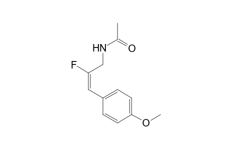 (E)-N-(2-fluoro-3-(4-methoxyphenyl)allyl)acetamide