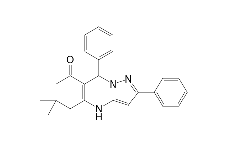 6,6-Dimethyl-2,9-diphenyl-5,6,7,9-tetrahydropyrazolo[5,1-b]quinazolin-8(4H)-one