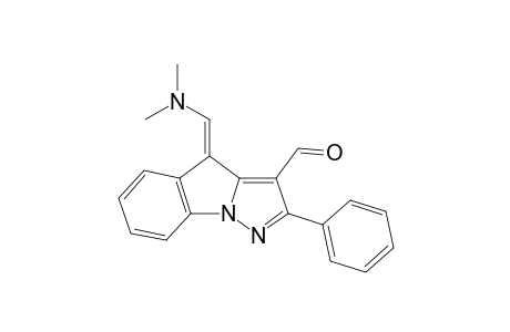 (4E)-4-(dimethylaminomethylene)-2-phenyl-pyrazolo[1,5-a]indole-3-carbaldehyde