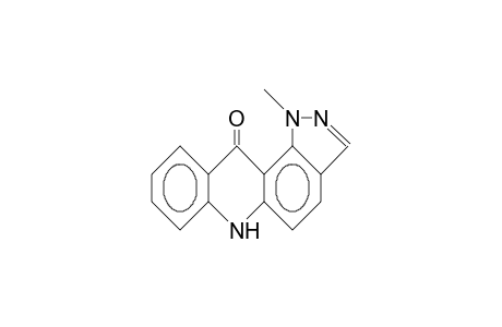 1-Methyl-pyrazolo(3,4-A)acridin-11(6H)-one