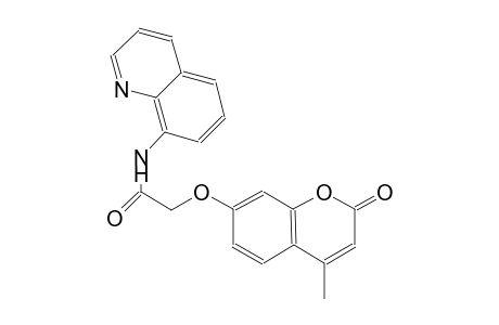 acetamide, 2-[(4-methyl-2-oxo-2H-1-benzopyran-7-yl)oxy]-N-(8-quinolinyl)-